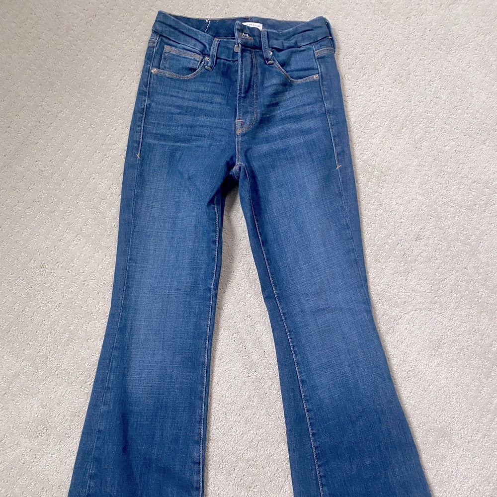 🔥🔥🔥Good American flare jeans 🔥🔥🔥